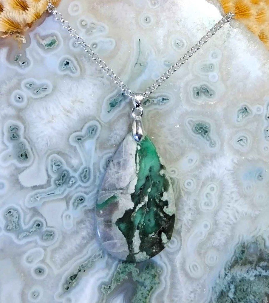 Colliers & Pendentifs reve de bijoux | Variscite De L'Utah