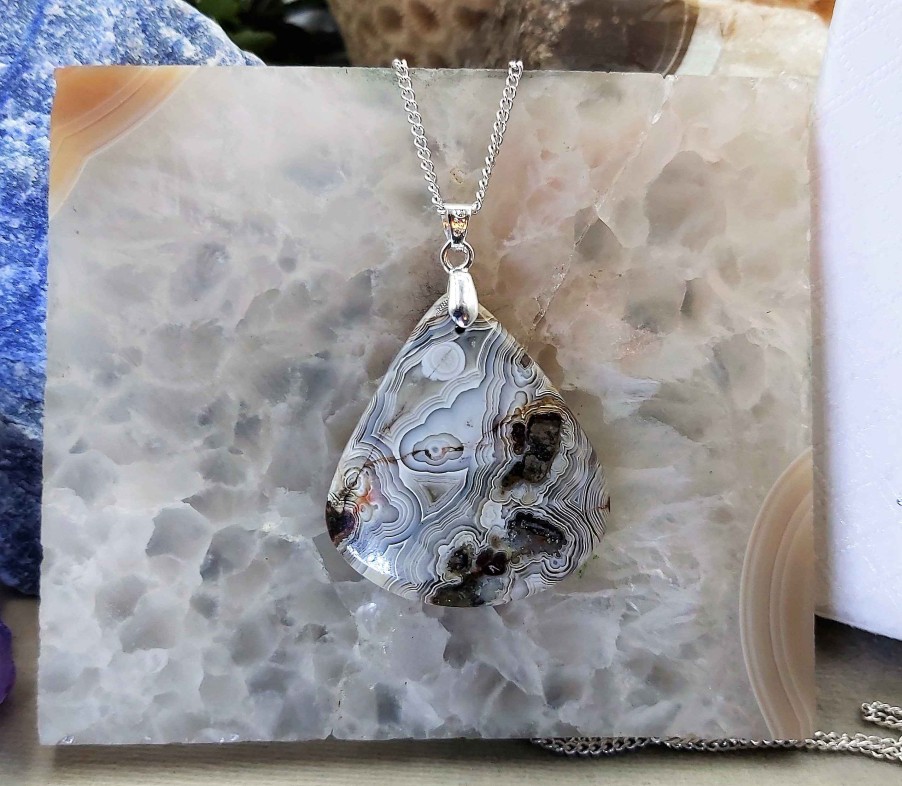 Colliers & Pendentifs reve de bijoux | Fantastique Agate Crazy-Lace