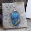 Colliers & Pendentifs reve de bijoux | Magnifique Labradorite Bleue