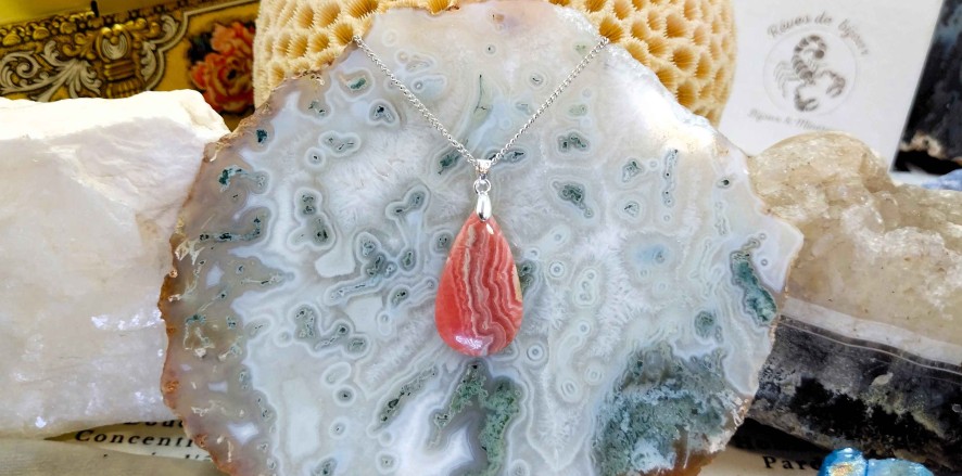 Colliers & Pendentifs reve de bijoux | Rhodochrosite Du Colorado