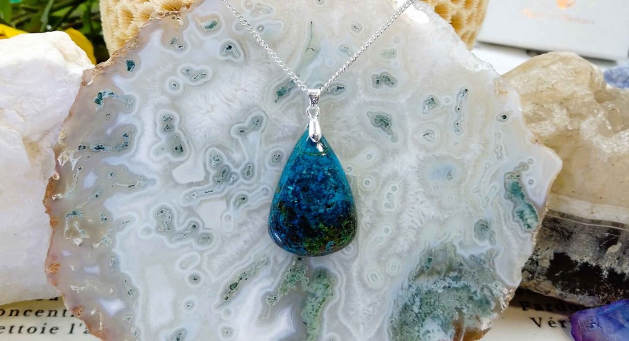 Colliers & Pendentifs reve de bijoux | Shattuckite D'Arizona