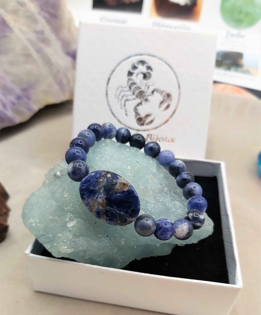 Bracelets reve de bijoux | Bracelet "Intuition Et R Ussite" - Sodalite