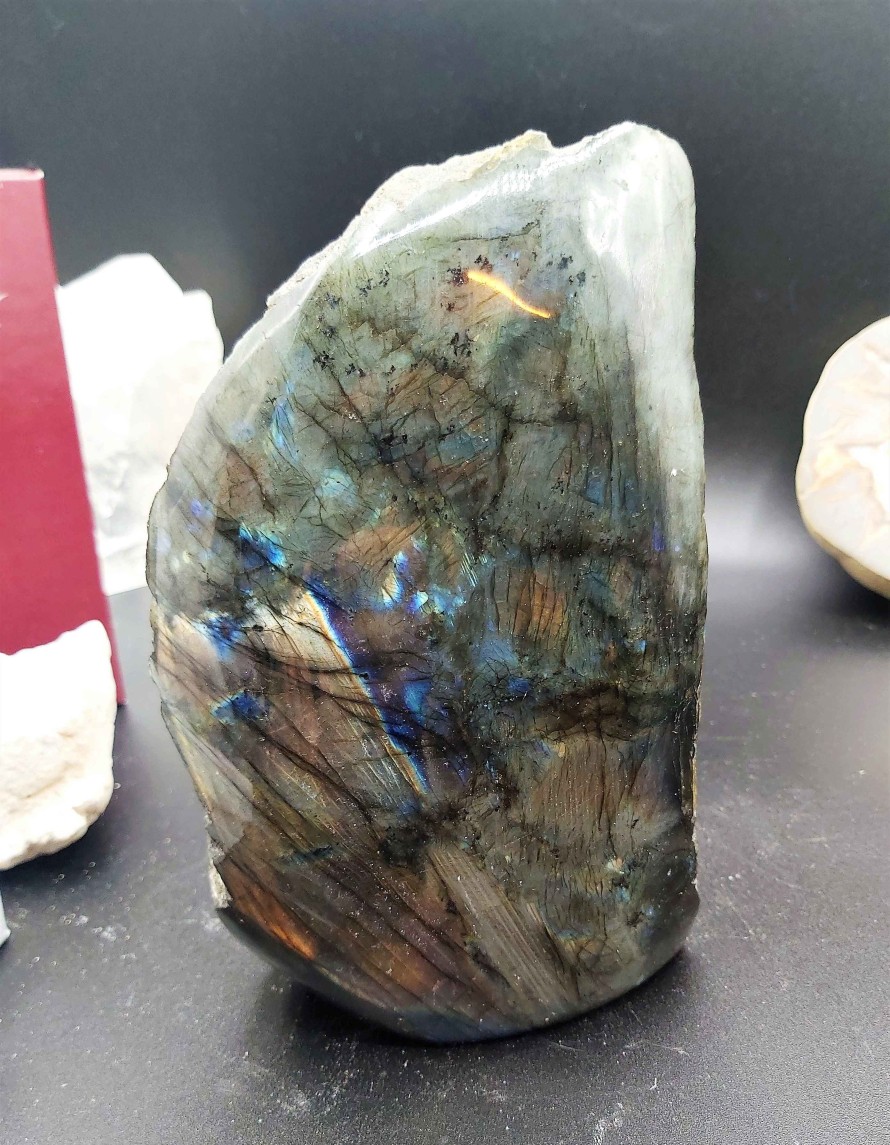 Pierres reve de bijoux | Magique Menhir De Labradorite Bleue