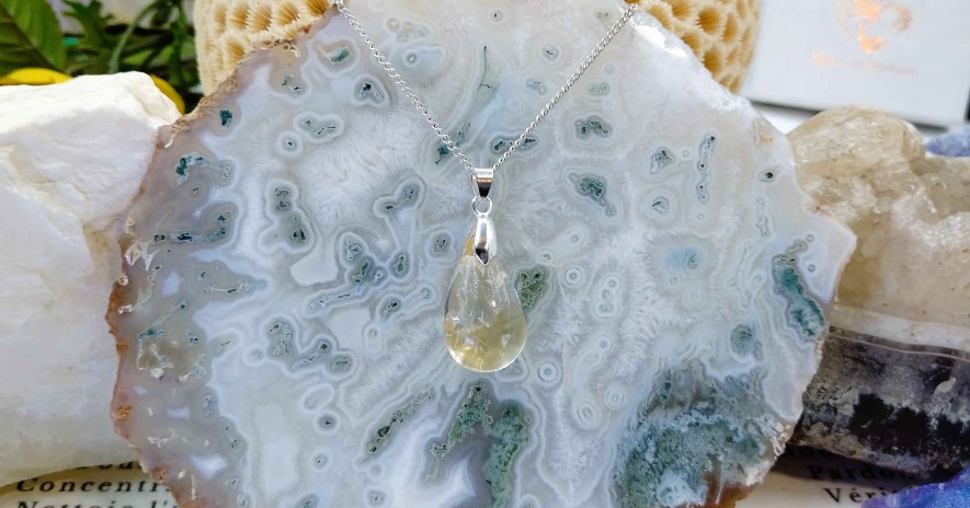 Colliers & Pendentifs reve de bijoux | Citrine Naturelle