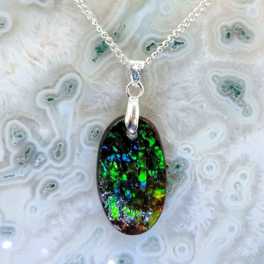 Colliers & Pendentifs reve de bijoux | Ammolite Du Canada