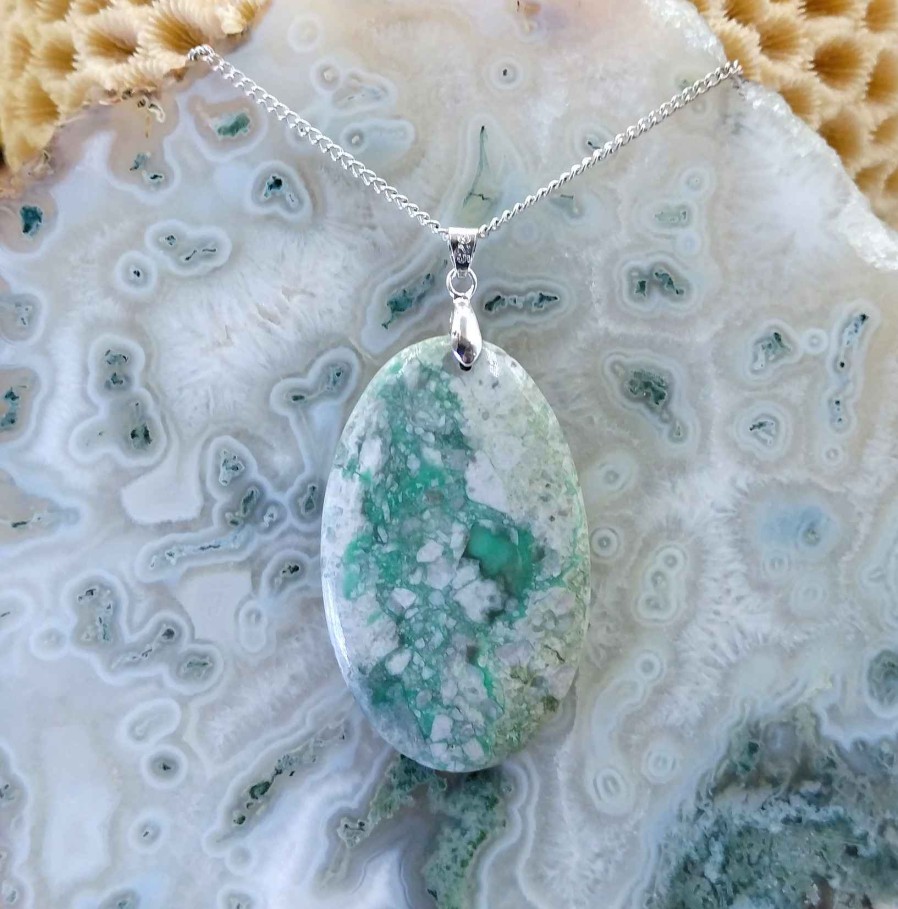 Colliers & Pendentifs reve de bijoux | Variscite De L'Utah