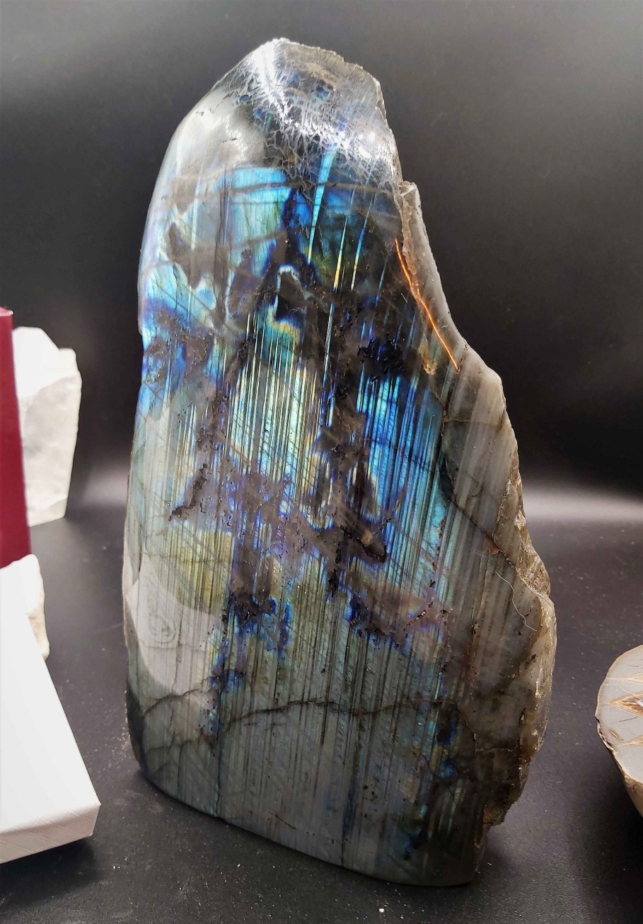 Pierres reve de bijoux | Exceptionnel Menhir De Labradorite Bleue