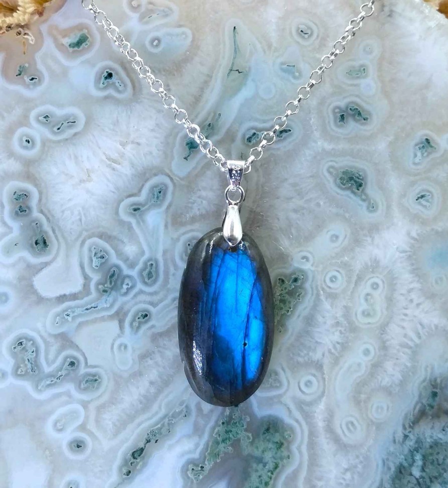 Colliers & Pendentifs reve de bijoux | Labradorite Bleue