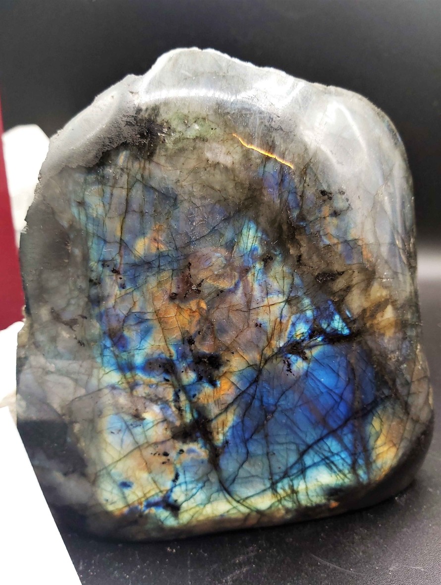 Pierres reve de bijoux | Superbe Menhir De Labradorite Bleue