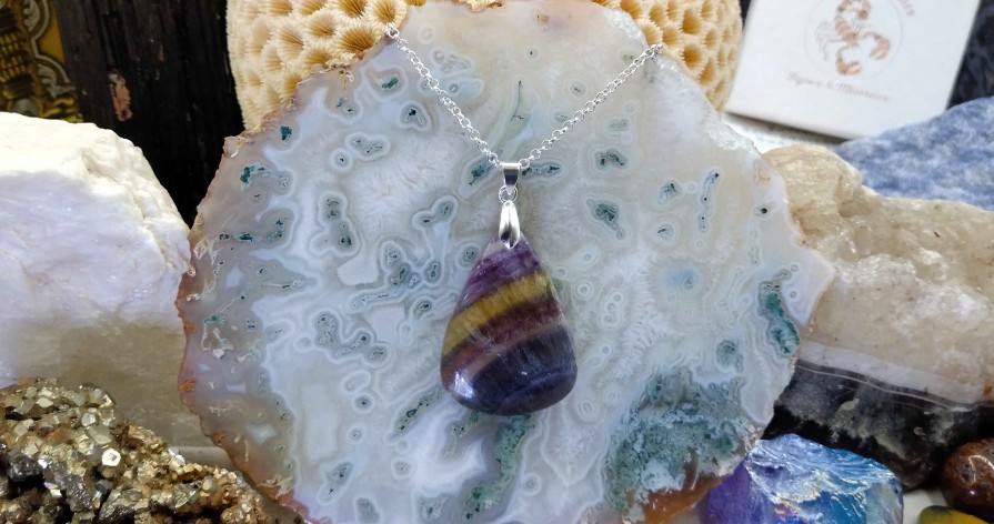 Colliers & Pendentifs reve de bijoux | Fluorite Rainbow