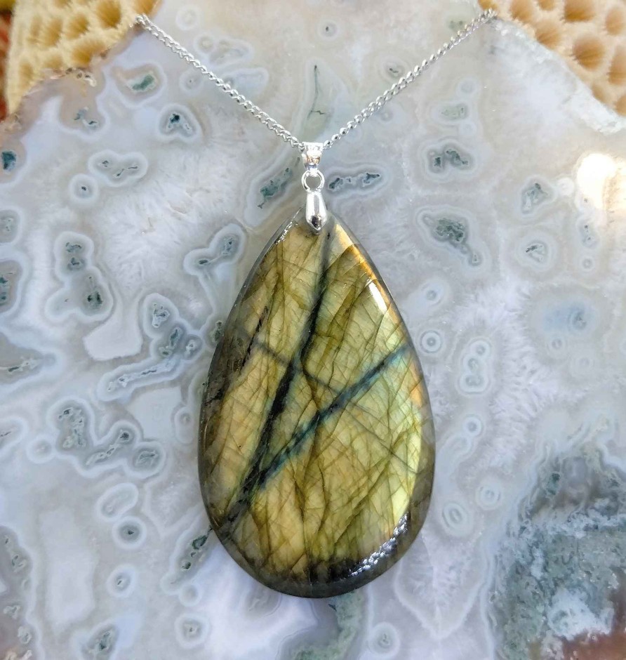 Colliers & Pendentifs reve de bijoux | Labradorite Dor E