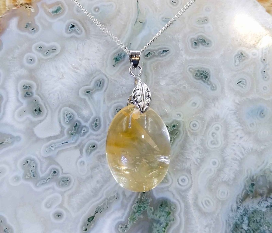 Colliers & Pendentifs reve de bijoux | Tr S Belle Citrine Naturelle