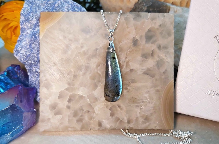 Colliers & Pendentifs reve de bijoux | Tr S Belle Labradorite Bleue