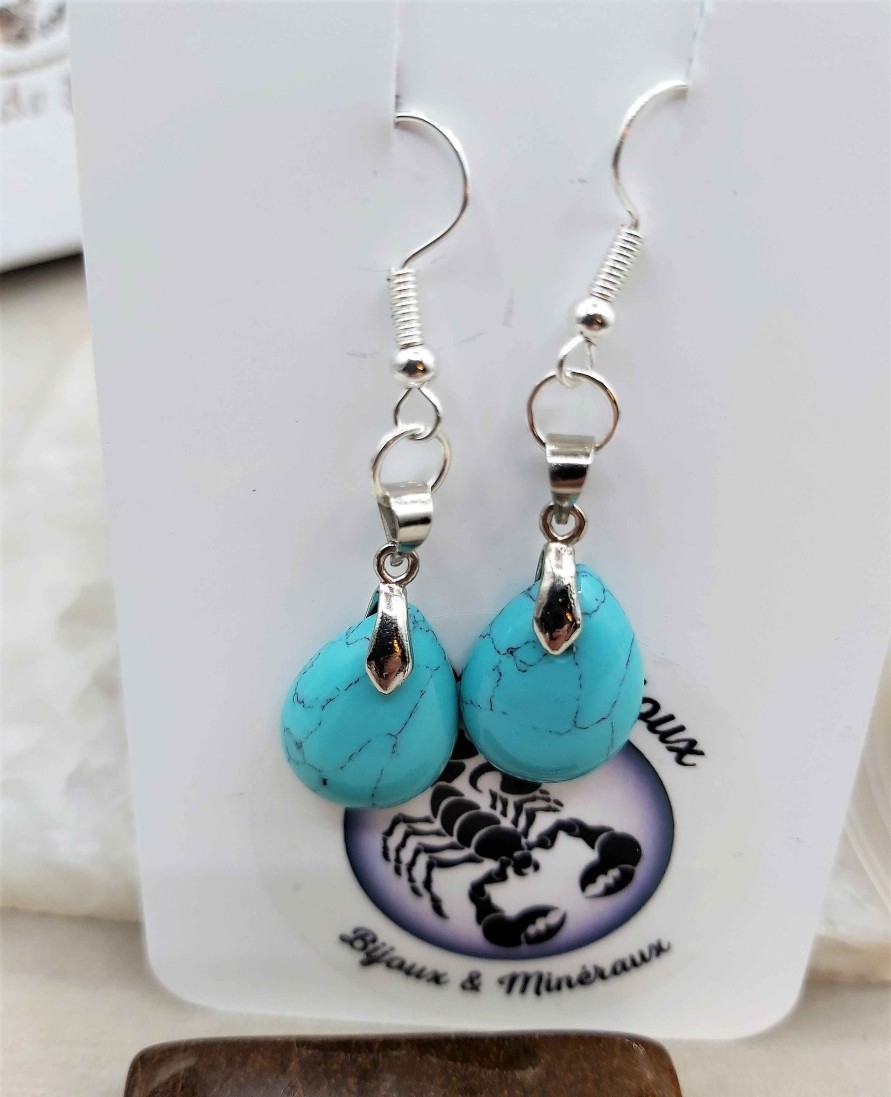 Boucles & Parures reve de bijoux | Boucles D'Oreilles - Turquoise