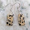 Boucles & Parures reve de bijoux | Boucles D'Oreilles - Jaspe Dalmatien