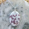 Colliers & Pendentifs reve de bijoux | Tourmaline Rose (Rubellite) Dans Calcite Blanche