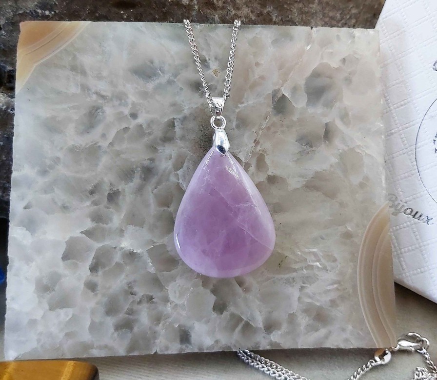 Colliers & Pendentifs reve de bijoux | Splendide Pendentif Kunzite