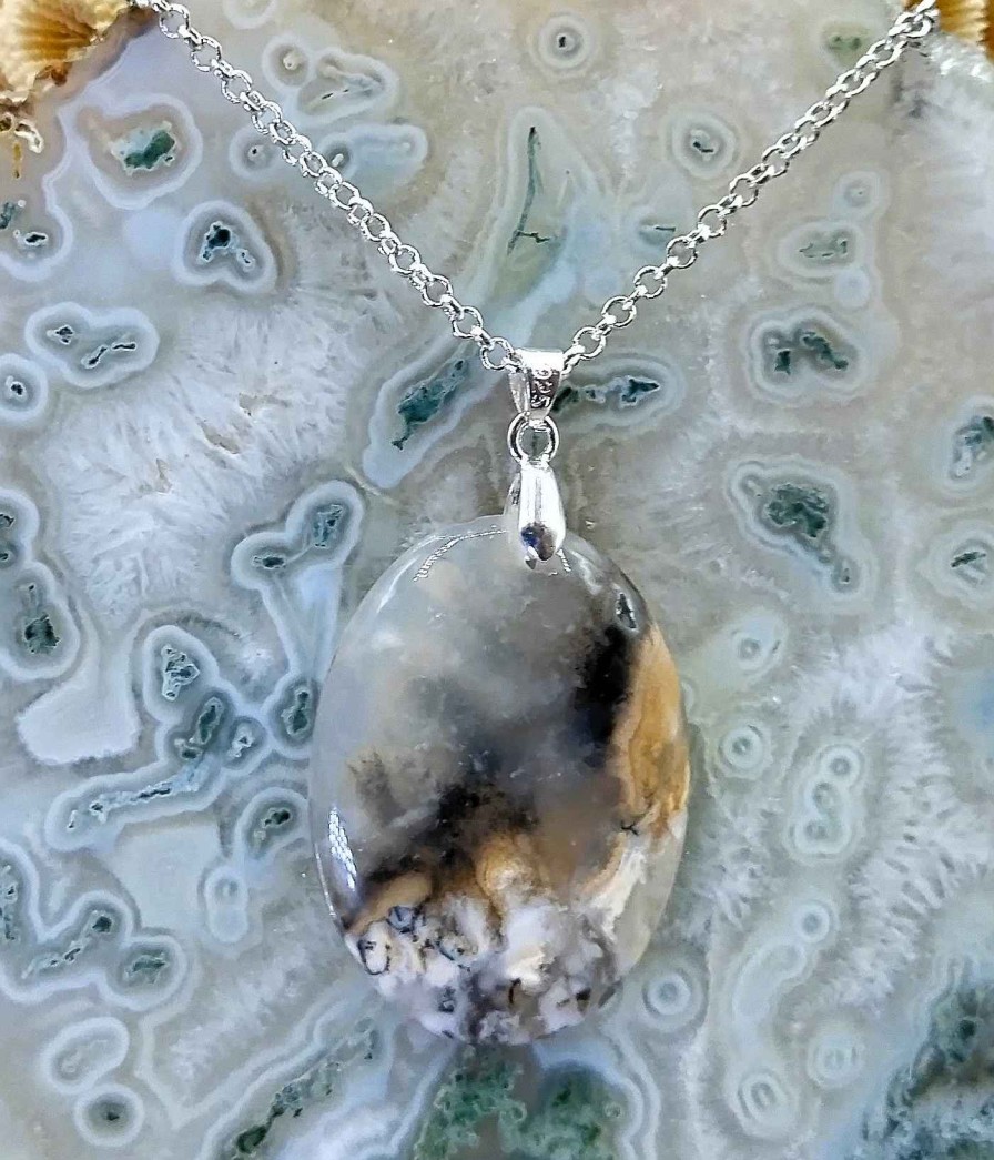 Colliers & Pendentifs reve de bijoux | Agate Dendritique