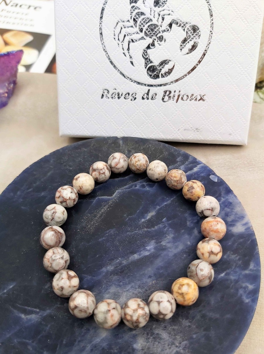 Bracelets reve de bijoux | Bracelet En Perles De Maifanite (Fonc E)