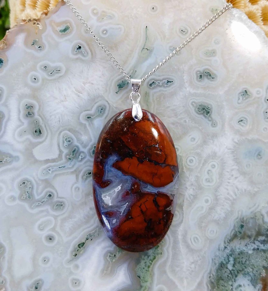 Colliers & Pendentifs reve de bijoux | Agate Du Nouveau-Mexique