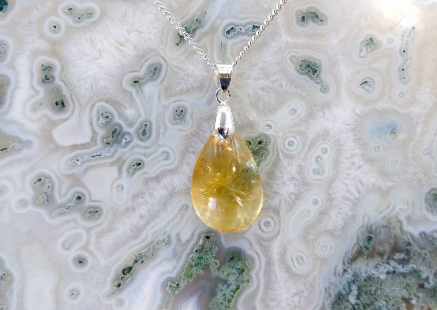 Colliers & Pendentifs reve de bijoux | Tr S Jolie Citrine Naturelle