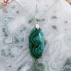 Colliers & Pendentifs reve de bijoux | Magnifique Chrysocolle Malachite