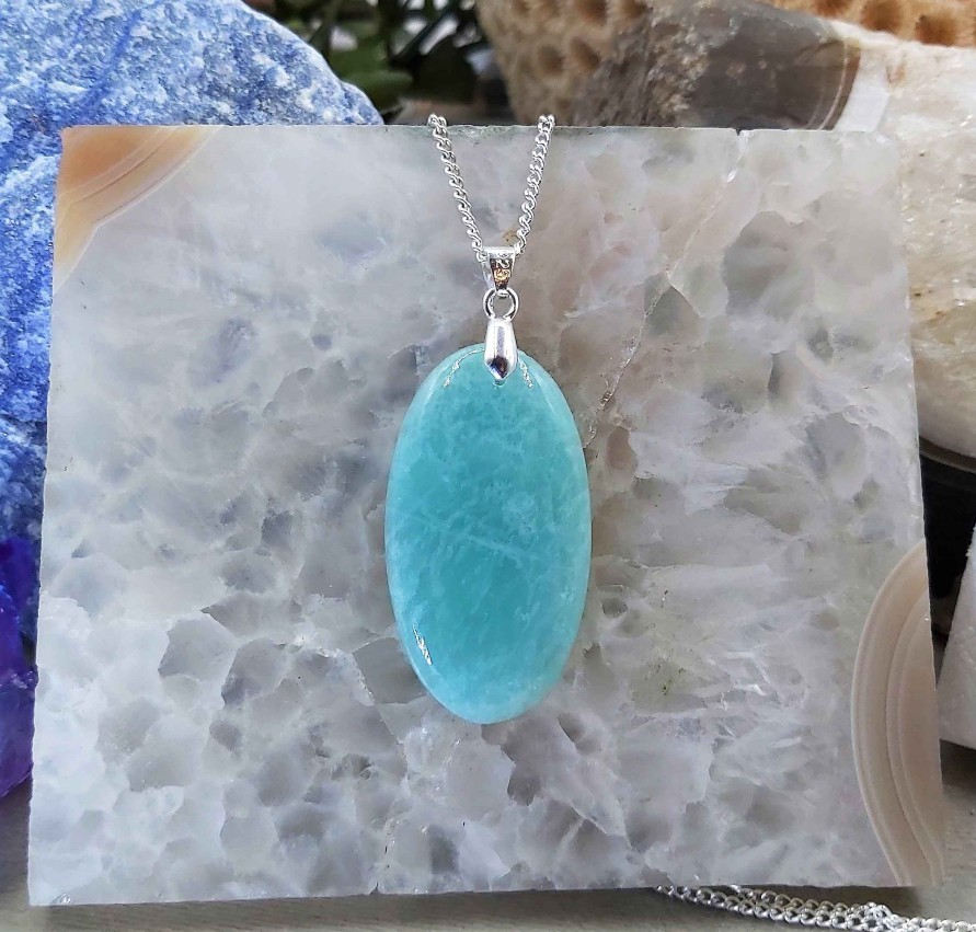 Colliers & Pendentifs reve de bijoux | Grande Et Belle Amazonite