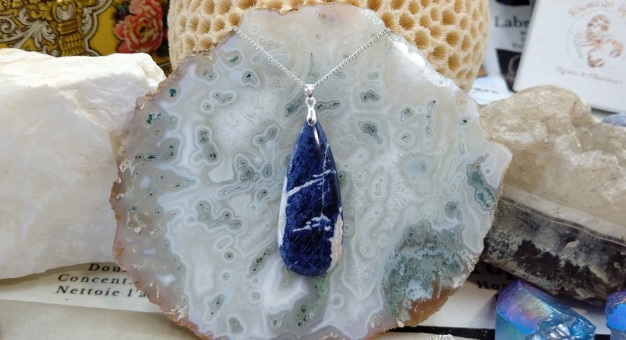 Colliers & Pendentifs reve de bijoux | Sodalite D'Afrique