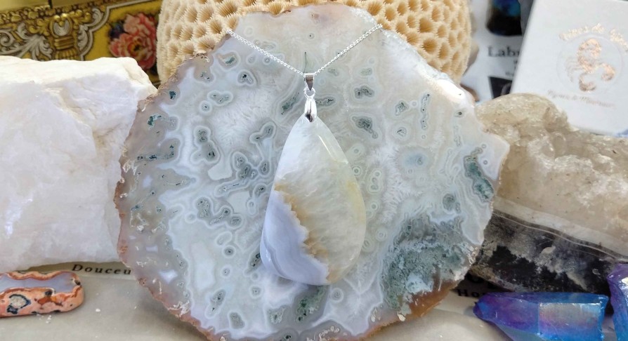 Colliers & Pendentifs reve de bijoux | Agate D'Indon Sie