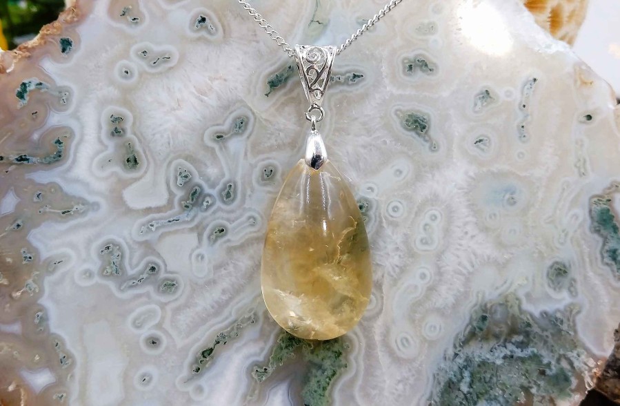 Colliers & Pendentifs reve de bijoux | Magnifique Citrine Naturelle