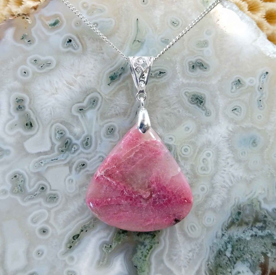 Colliers & Pendentifs reve de bijoux | Rhodonite D'Australie