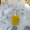 Colliers & Pendentifs reve de bijoux | Calcite Miel Ruban E