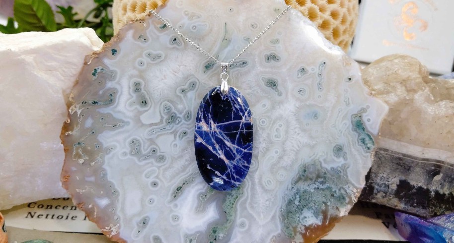 Colliers & Pendentifs reve de bijoux | Sodalite D'Afrique