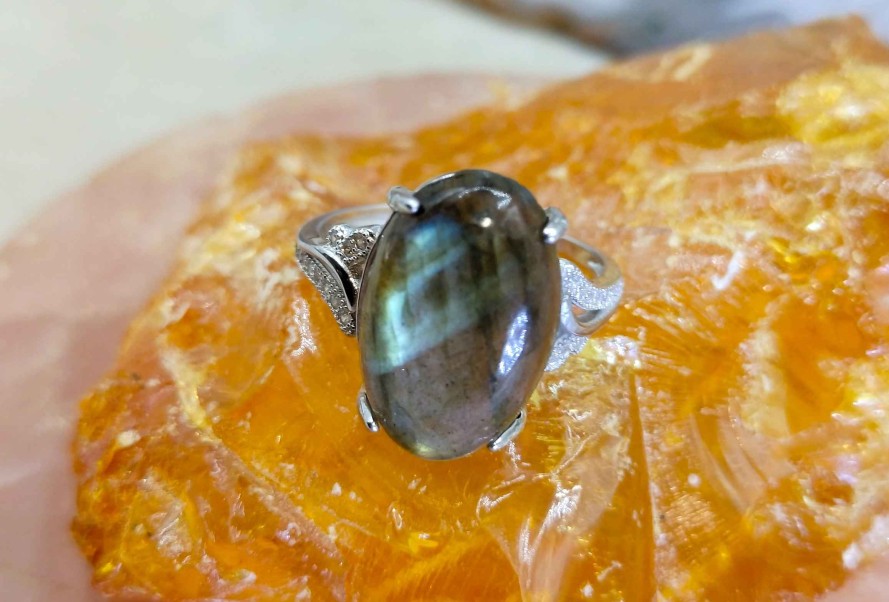 Bagues reve de bijoux | Bague Labradorite