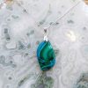 Colliers & Pendentifs reve de bijoux | Ravissante Chrysocolle Malachite