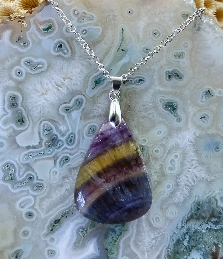 Colliers & Pendentifs reve de bijoux | Fluorite Rainbow