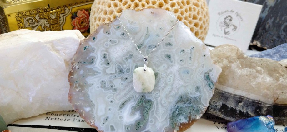 Colliers & Pendentifs reve de bijoux | Manganocalcite