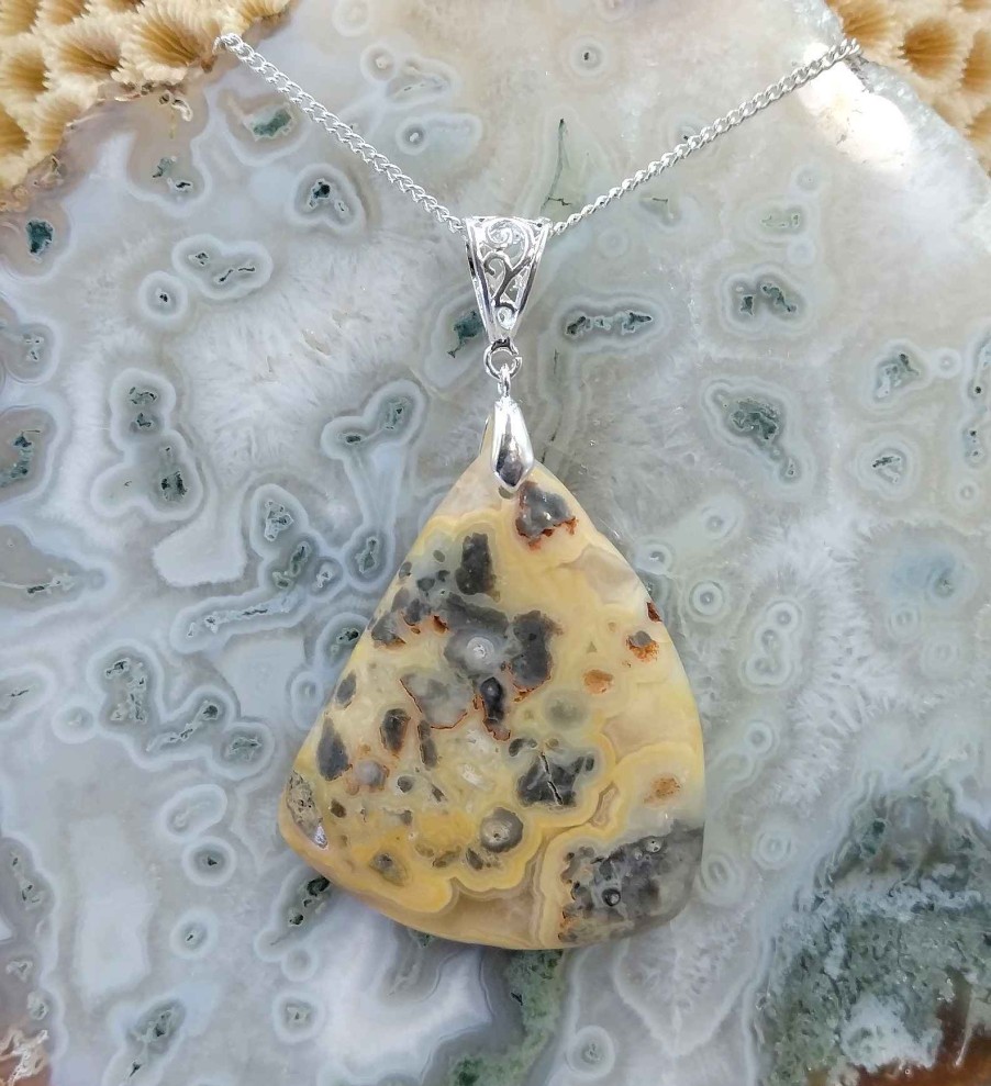 Colliers & Pendentifs reve de bijoux | Agate Crazy-Lace D'Australie