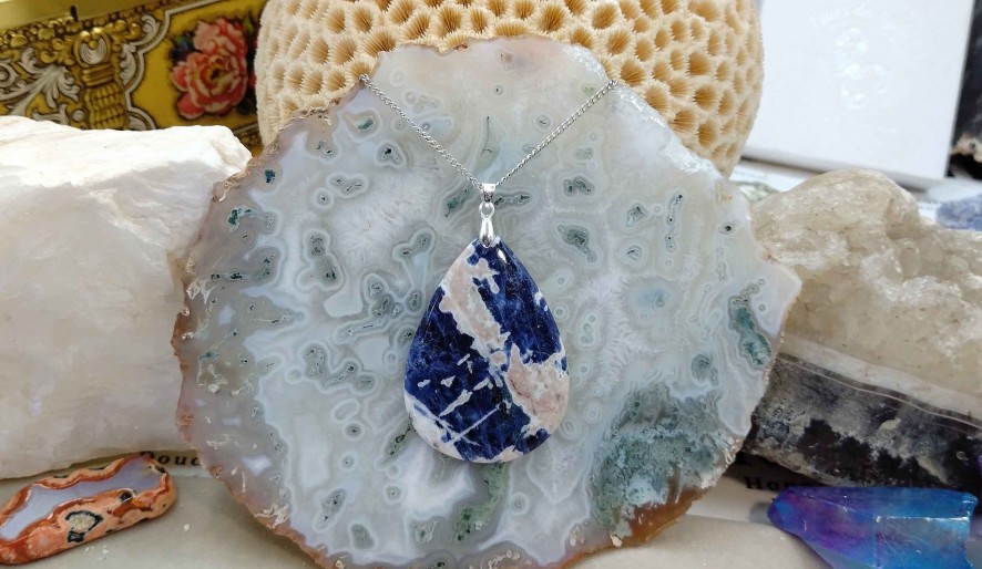 Colliers & Pendentifs reve de bijoux | Sodalite D'Afrique