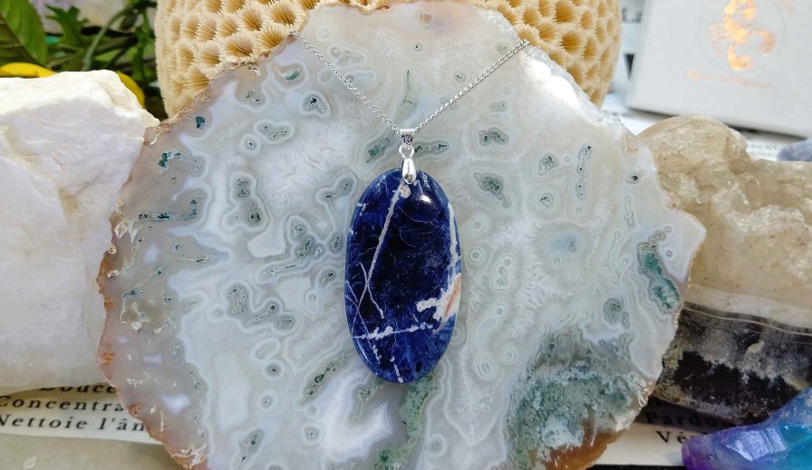 Colliers & Pendentifs reve de bijoux | Sodalite D'Afrique