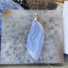 Colliers & Pendentifs reve de bijoux | Exceptionnelle Calc Doine Bleue (Agate Blue-Lace)