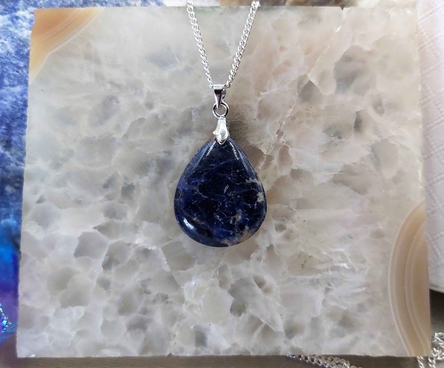 Colliers & Pendentifs reve de bijoux | Petite Goutte Sodalite