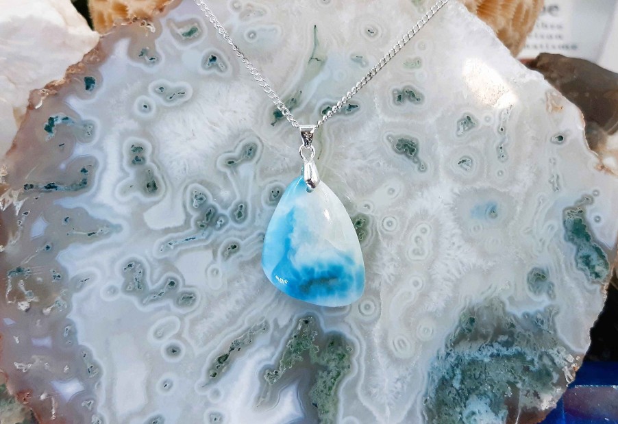 Colliers & Pendentifs reve de bijoux | Superbe Pendentif Larimar