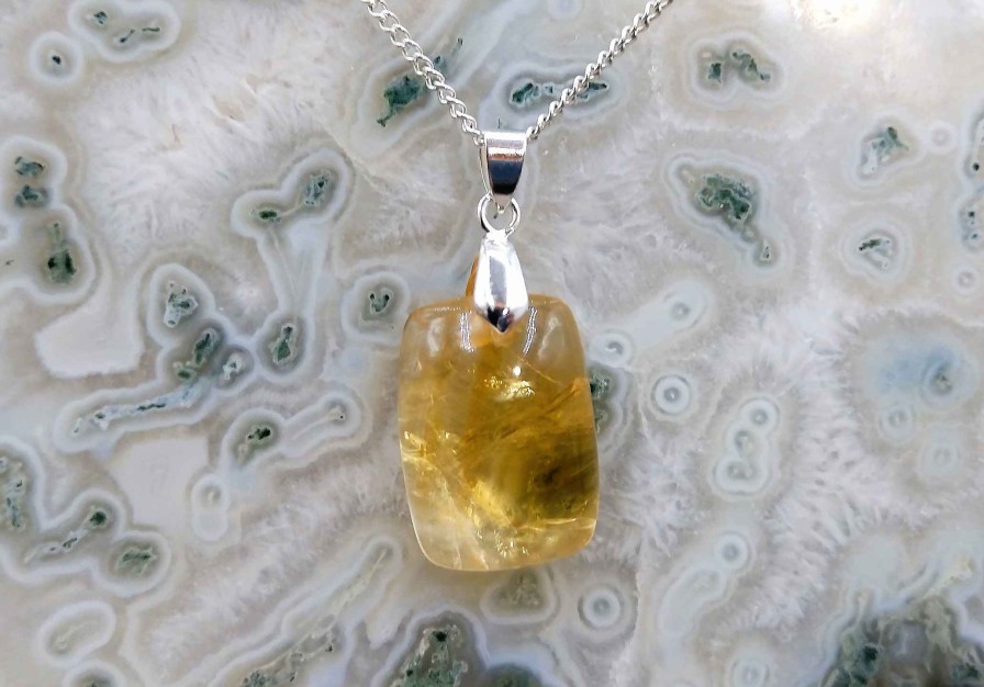 Colliers & Pendentifs reve de bijoux | Tr S Jolie Citrine Naturelle