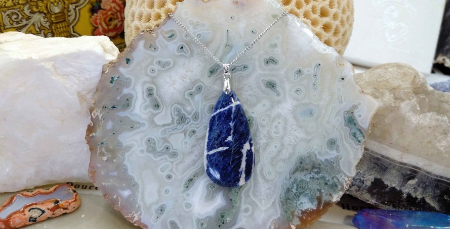 Colliers & Pendentifs reve de bijoux | Sodalite D'Afrique