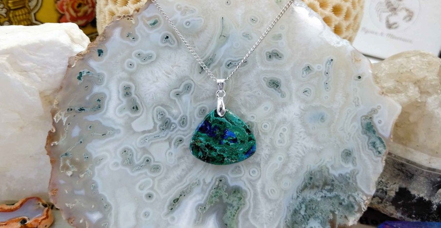 Colliers & Pendentifs reve de bijoux | Azurite Malachite