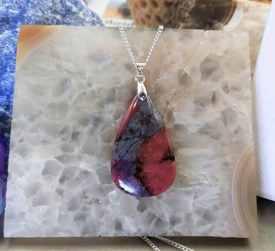 Colliers & Pendentifs reve de bijoux | Tr S Jolie Rhodonite