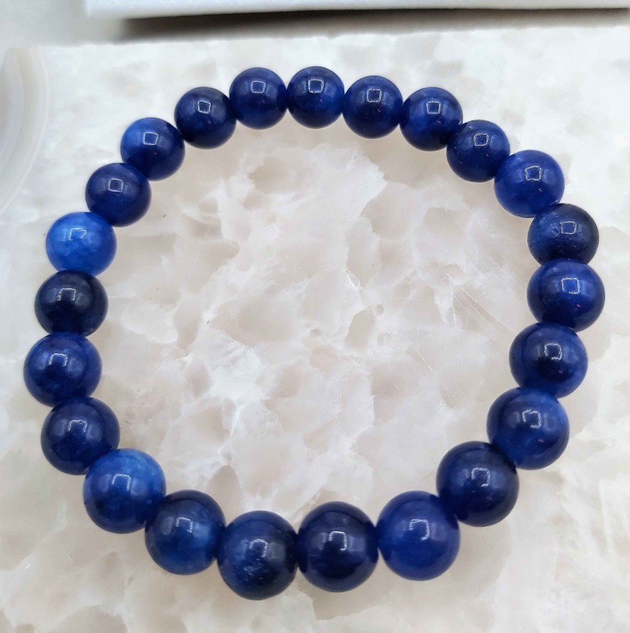 Bracelets reve de bijoux | Bracelet En Perles De Kyanite Bleue