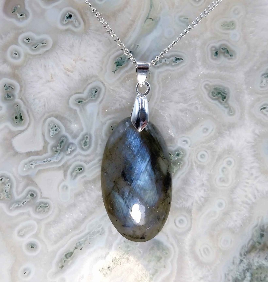 Colliers & Pendentifs reve de bijoux | Labradorite Bleue