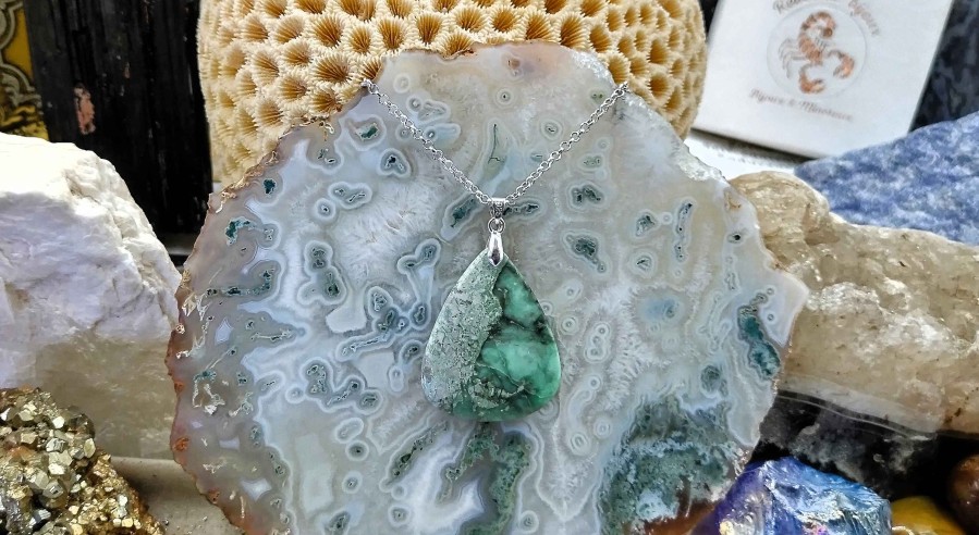 Colliers & Pendentifs reve de bijoux | Variscite De L'Utah